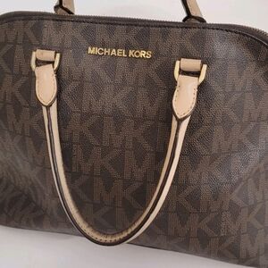 Michael Kors Brown and Tan Handbag